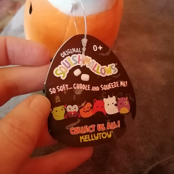NWT Rare 2020 Casey the Candycorn witch bat squishmallow plush - Picture 5 of 7